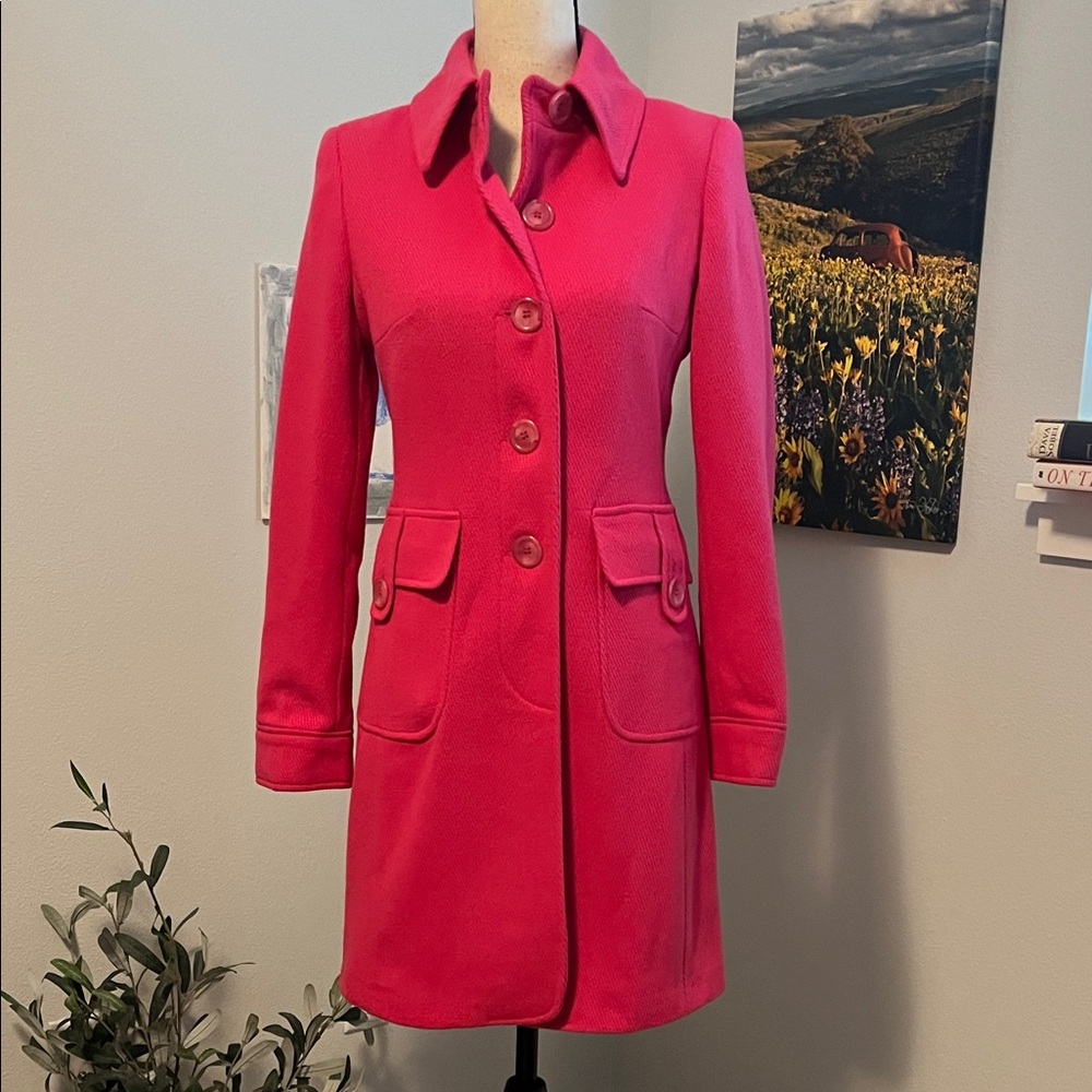 Marvin Richards Fitted Wool Coat